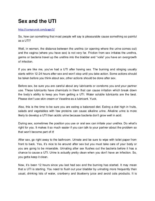 Can sex cause a uti pic 18